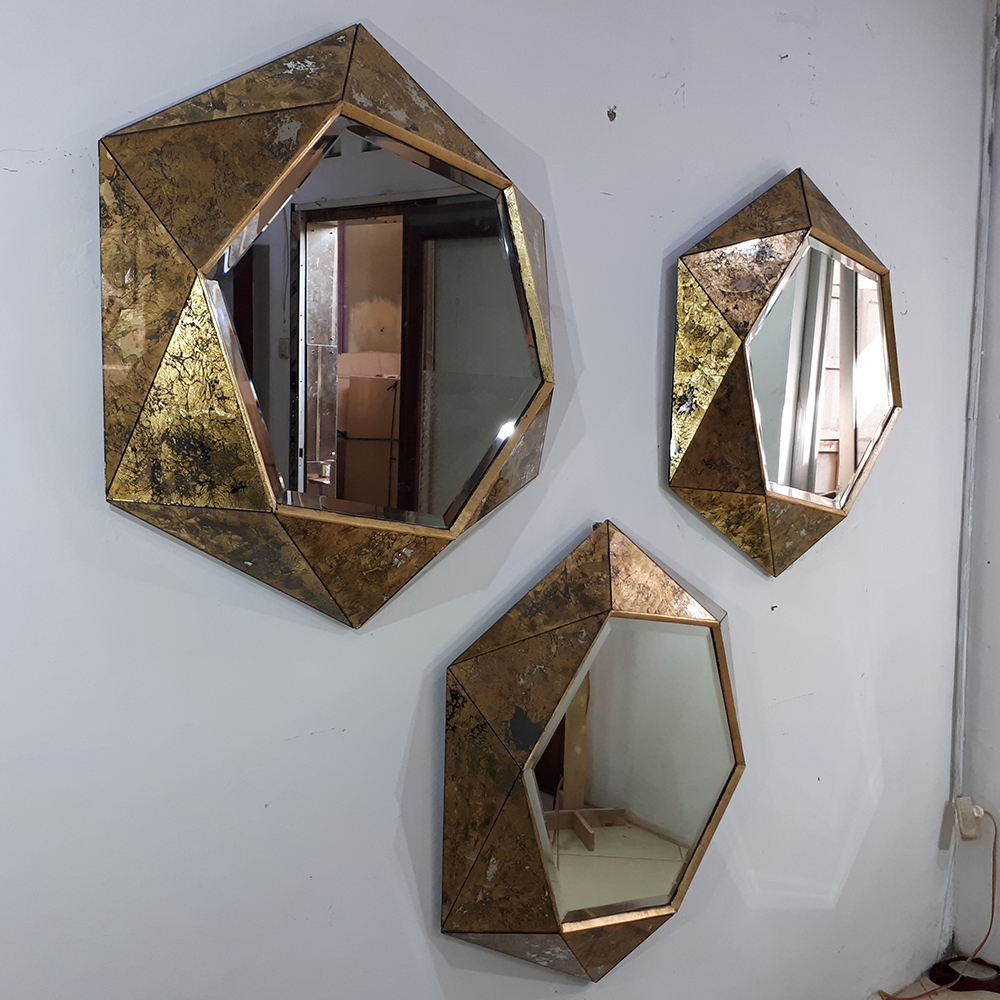 Antique Eglomise Mirror