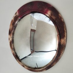 Industrial Metal Frame Mirror