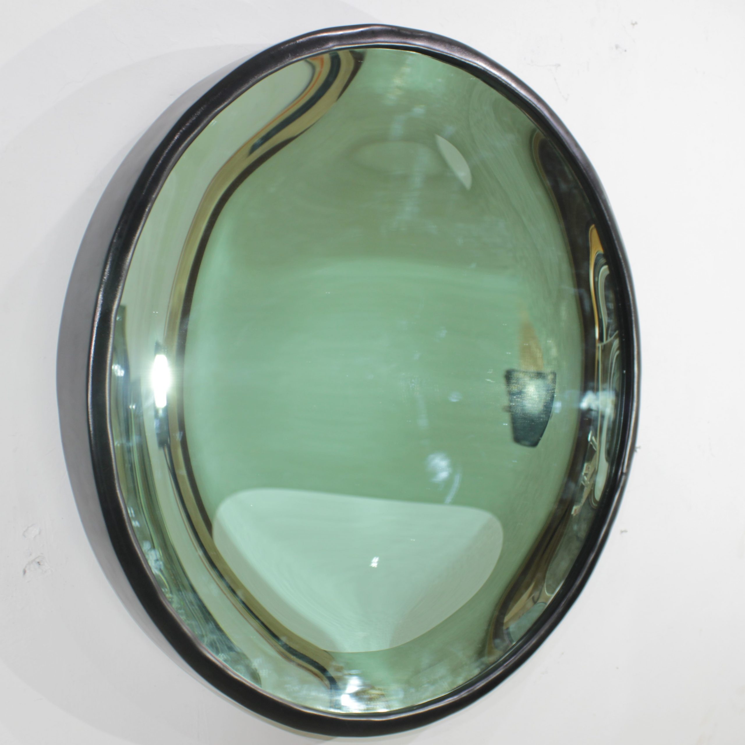 Antique Oval Convex Mirror