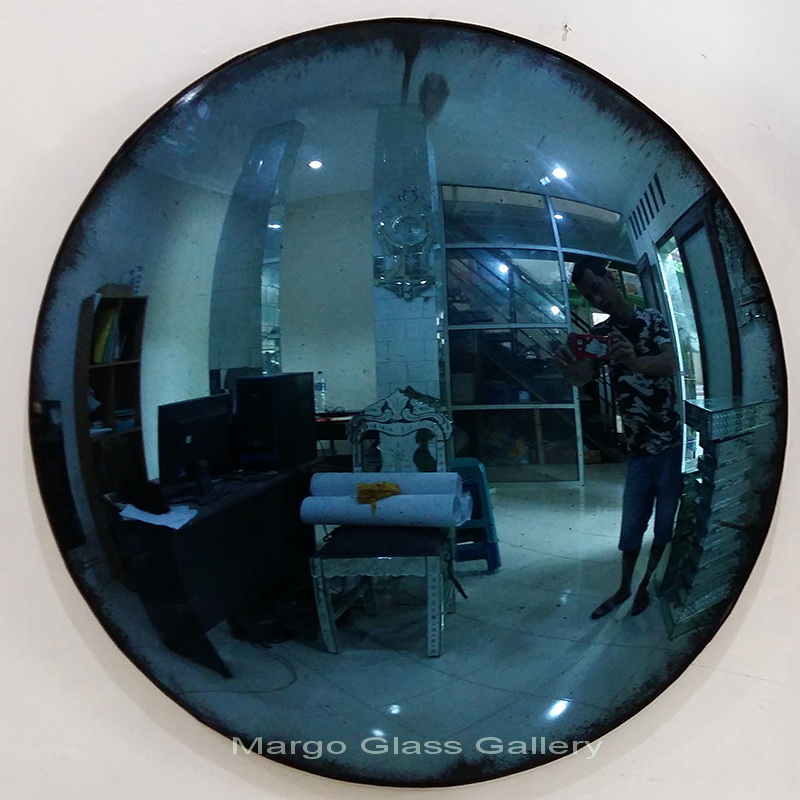 Convex Mirror Round Blue