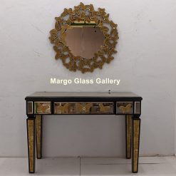 MG 006333 Desk Mirror Table Uk 80 cm x 80 cm Table Uk 100 cm x 50 cm x 75 cm (10)