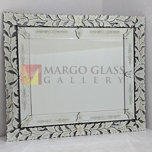 Venetian Mirror French Square Full Crown MG 080117 
