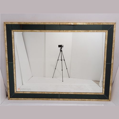 Modern Mirror List Gold Frame Gold MG 018063
